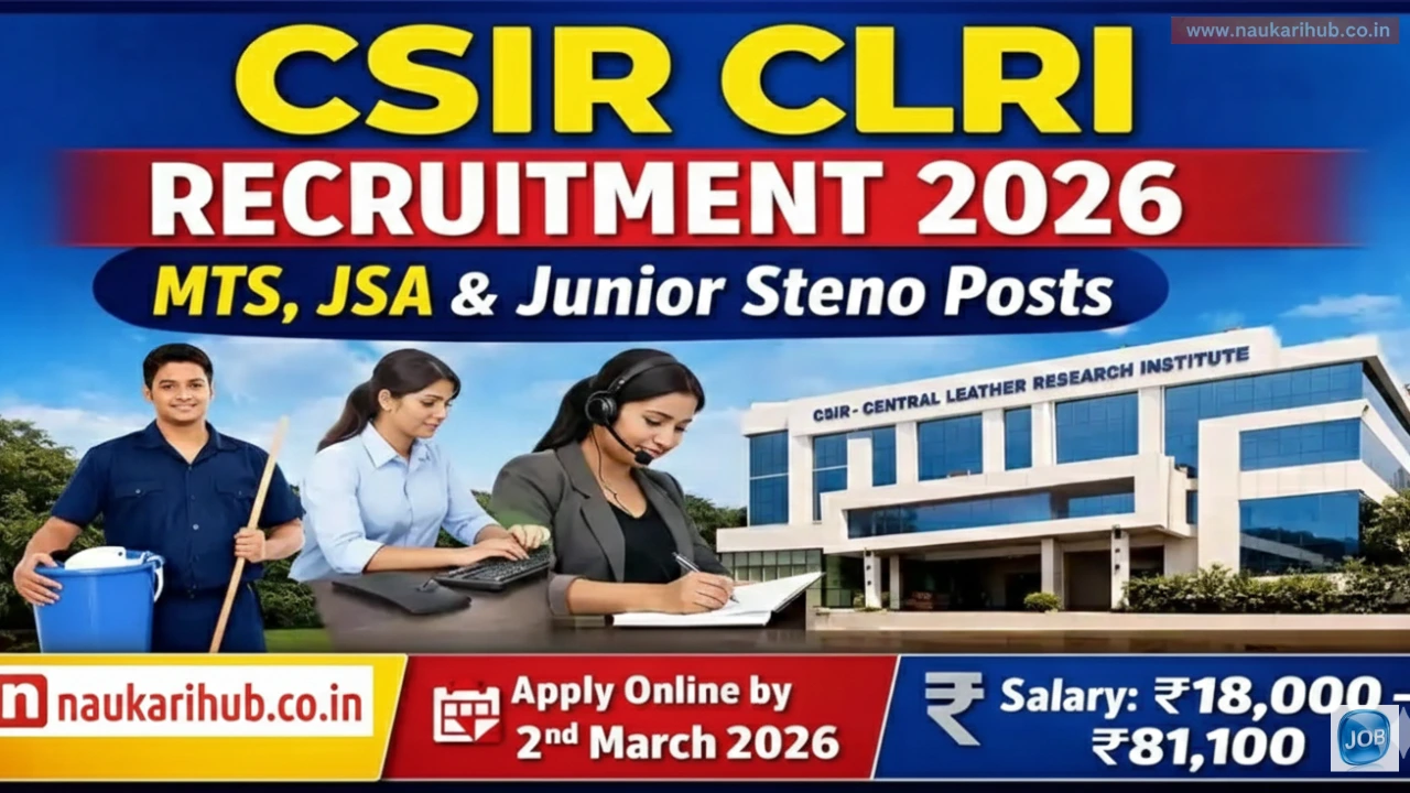 CSIR CLRI Recruitment 2026