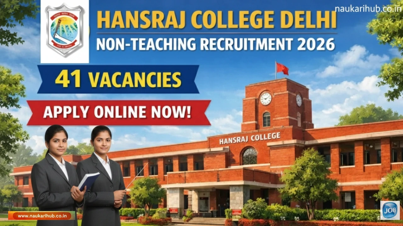 Delhi Hansraj College Recruitment 2026