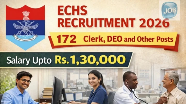 ECHS Recruitment 2026
