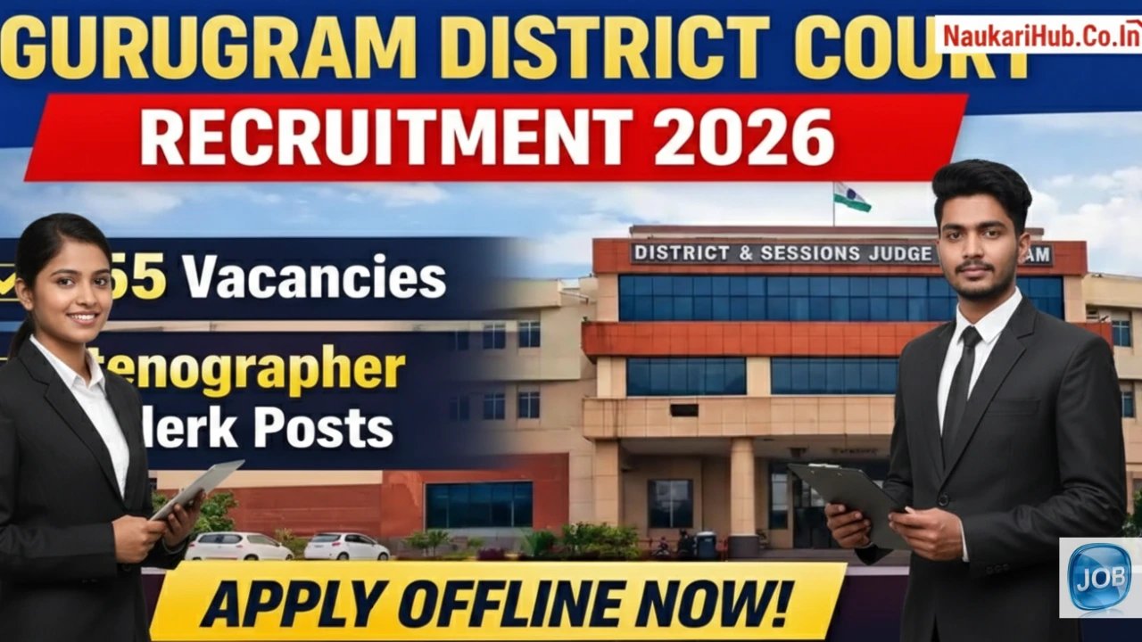 Gurugram Court Stenographer Clerk Recruitment 2026