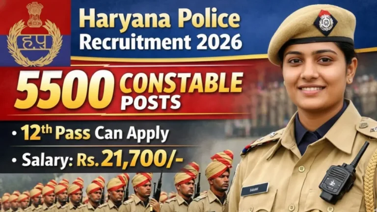 Haryana Police Constable Recruitment 2026