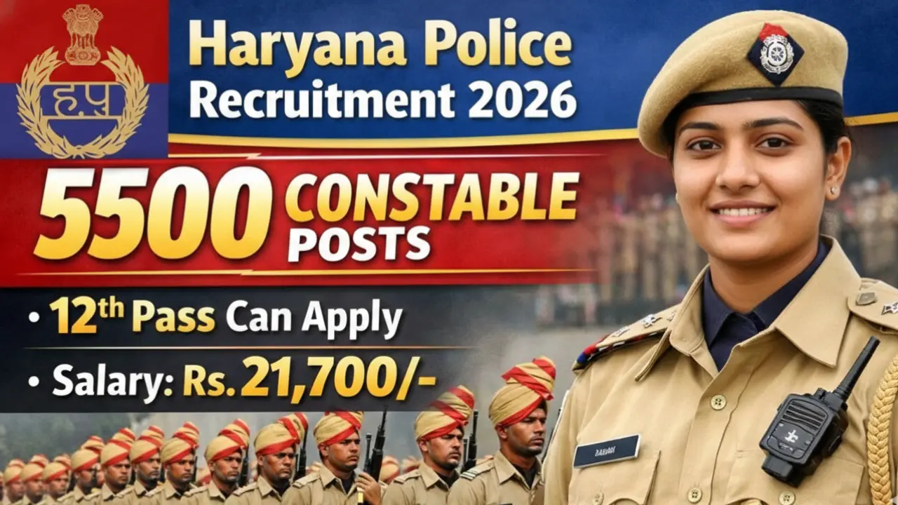Haryana Police Constable Recruitment 2026: Apply Online for 5500 Posts -  Naukari Hub