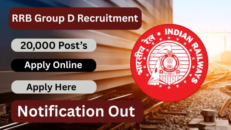 RRB Group D Notification 2026 Out