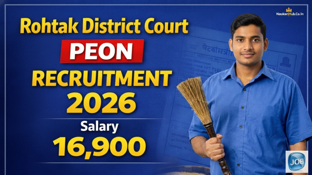 Rohtak Court Peon Recruitment 2026