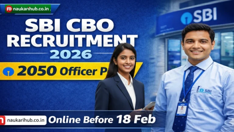 SBI Circle Based Officer (CBO) Recruitment 2026