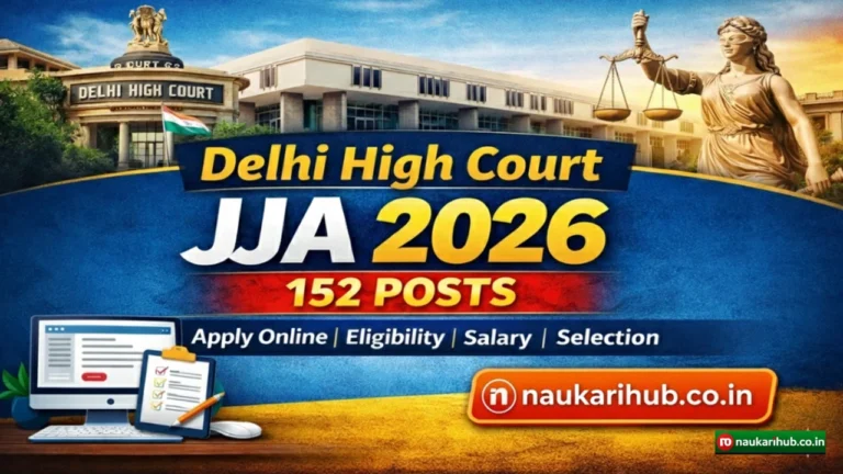 Delhi High Court JJA Recruitment 2026