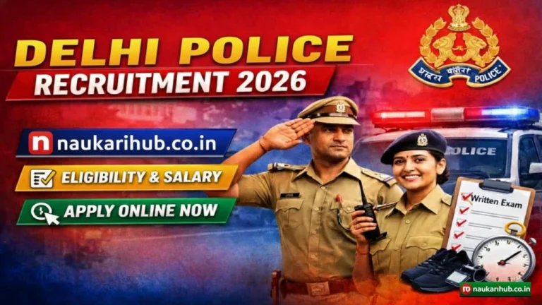 Delhi Police Constable Recruitment 2026 – Notification, Exam Date, Vacancy, Eligibility & Selection Process